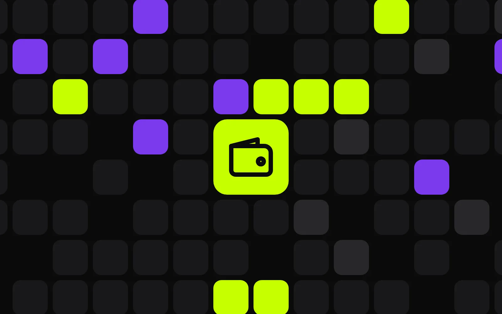 Illustration: DollarMap tile pattern with a category icon